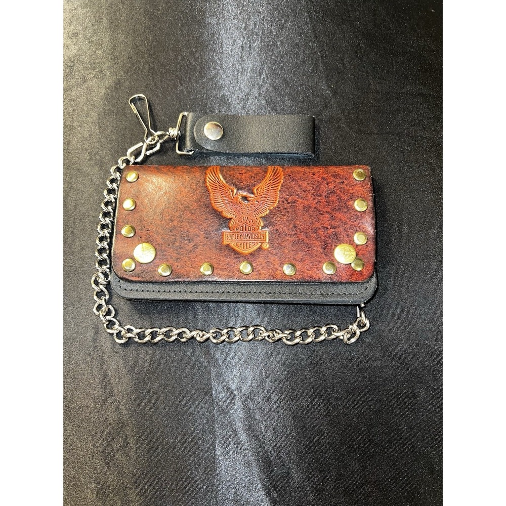 mens harley davidson leather wallets